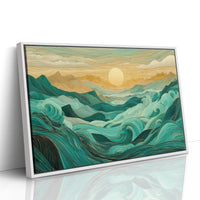 Ocean Mountains Dance At Dawn