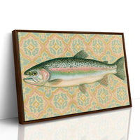 Rainbow Trout, Tiled Backdrop