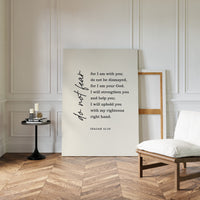 Do Not Fear Isaiah 41 Bible Verse Print