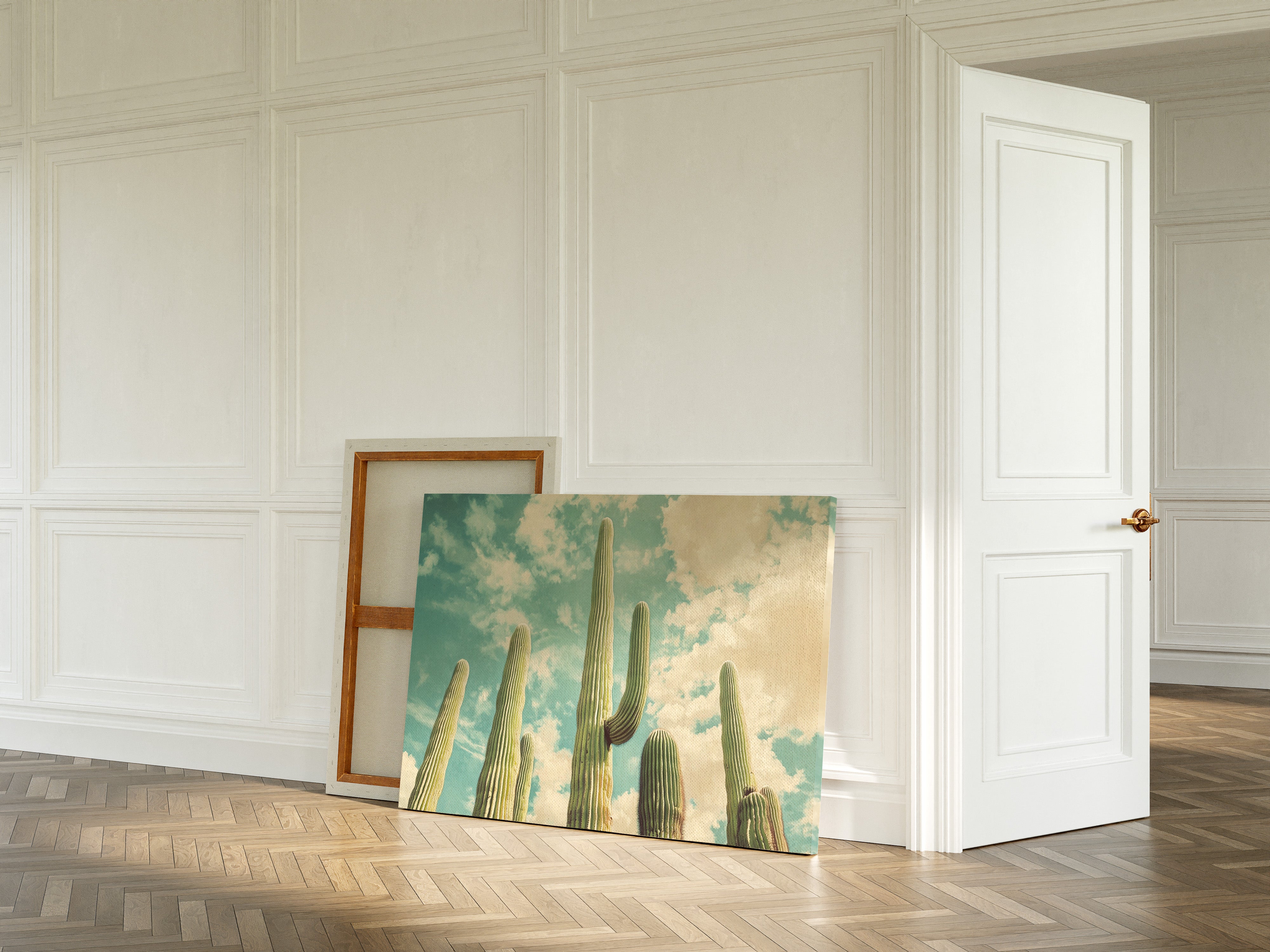 Desert Giants Under Dreamy Skies