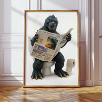 Godzilla on the Throne