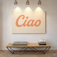 Ciao Retro Wall Art Print