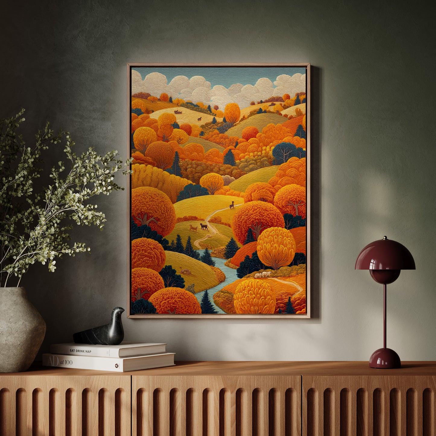 Rolling Hills Paint October's Symphony