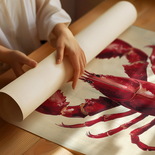 Crimson Catch From Maine Shores