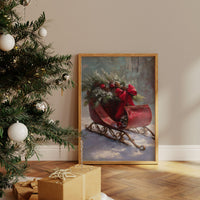 Santa's Sleigh Carries Winter's Song