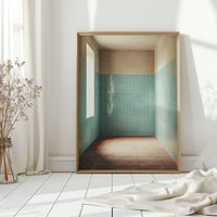 Morning Light Meets Mint Tiles