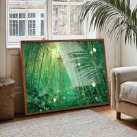 Fireflies Dance Through Bamboo Forest