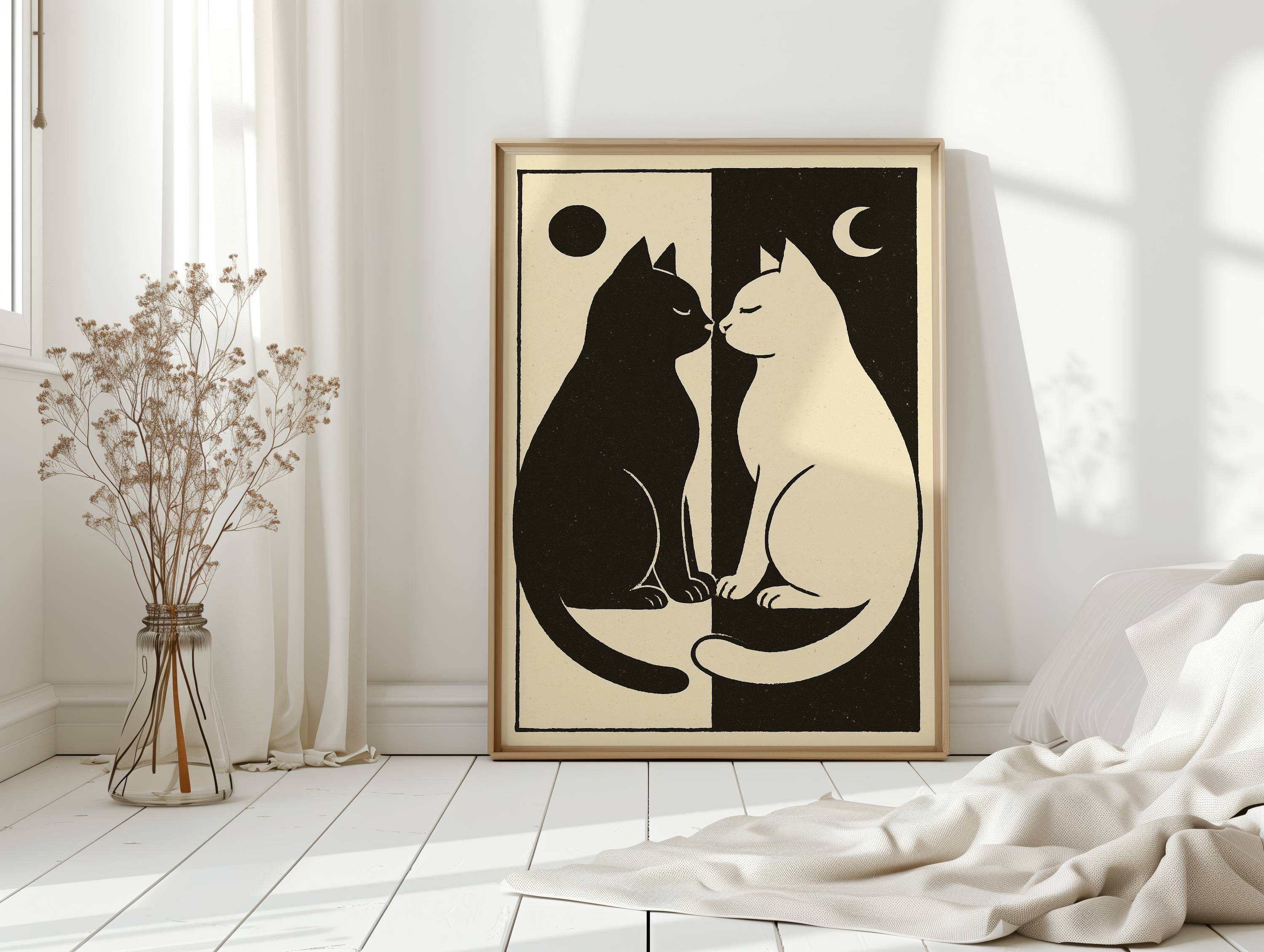 Day Meets Night Through Feline Eyes