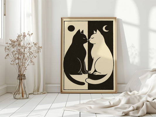 Day Meets Night Through Feline Eyes