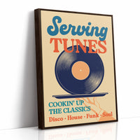 Serving Tunes: Vinyl on a Platter