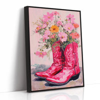 Wild Cosmos Dance In Scarlet Boots