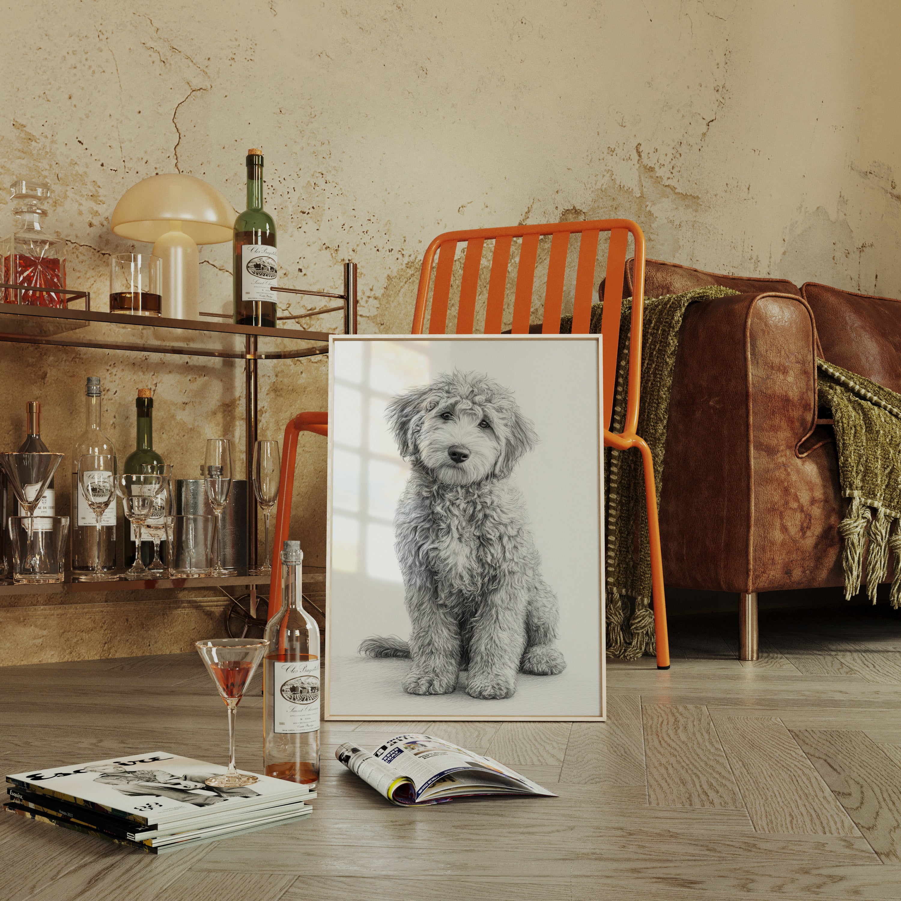 Curly Coat and Kind Eyes