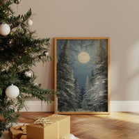 Moonlit Pines Share Winter's Secret