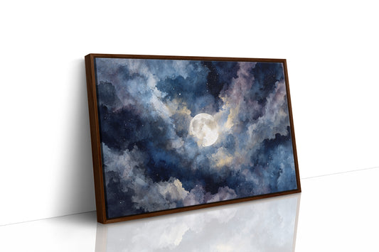 Moonlight Dances Through Storm Clouds