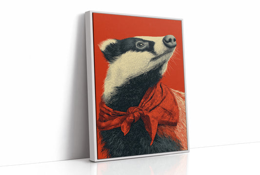 Badger in Crimson Wild