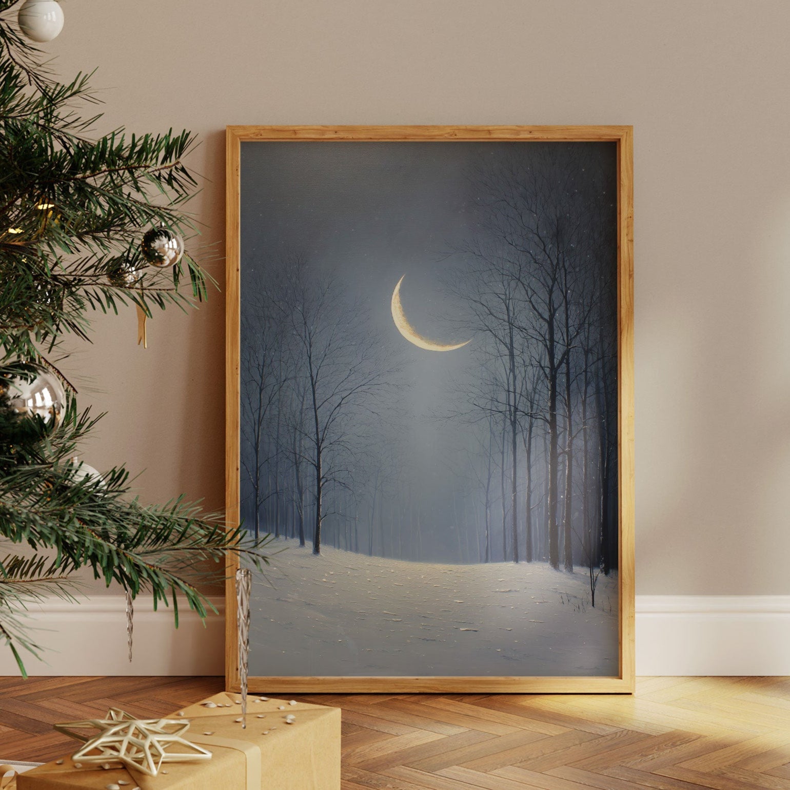 Crescent Moon Leads December Home
