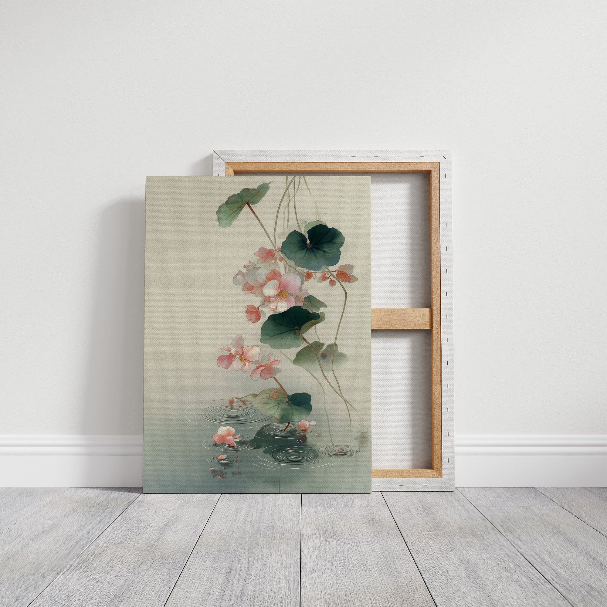 Lotus Petals Dance Above Water