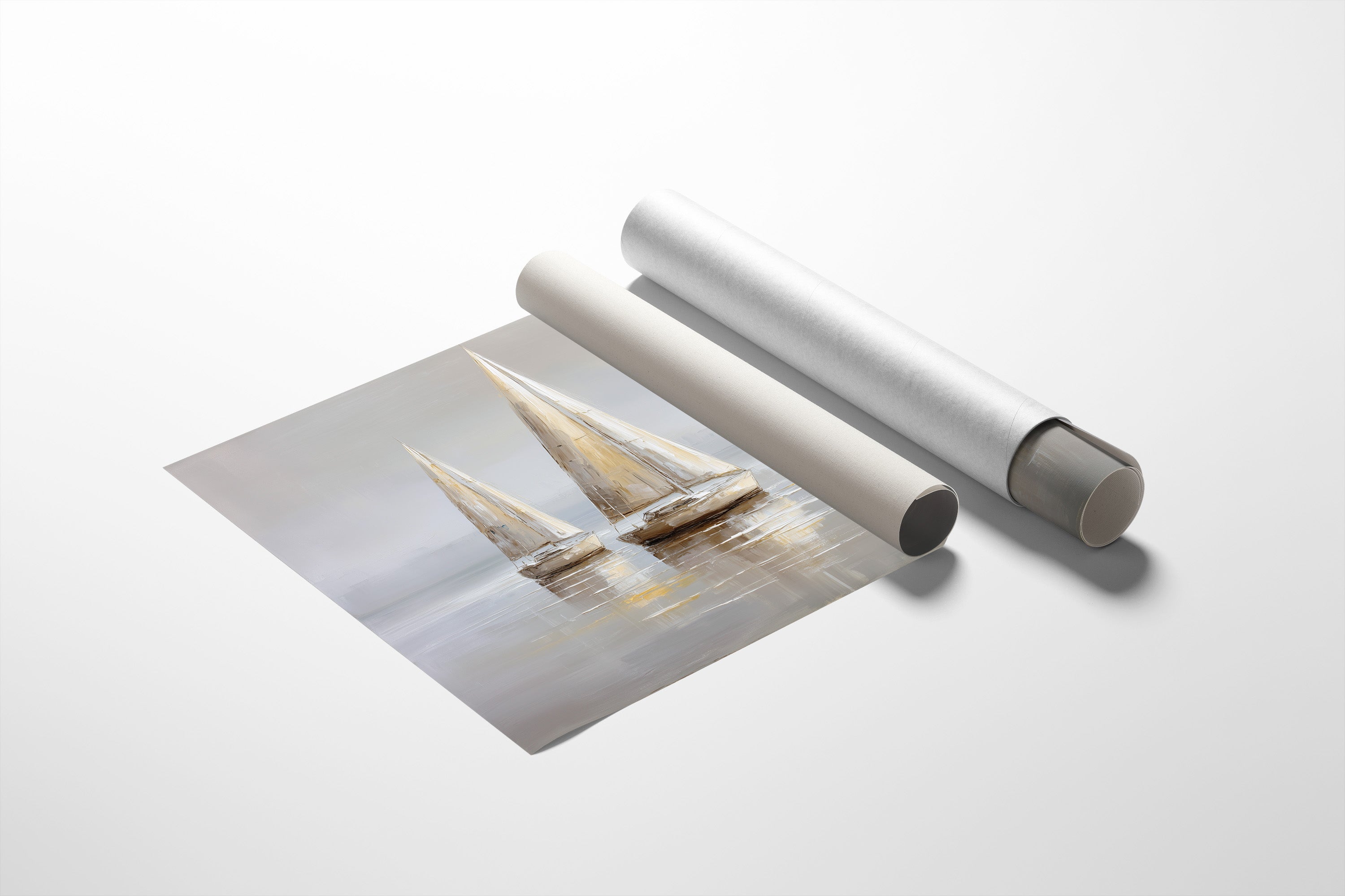 Sails Drift On Quiet Waters