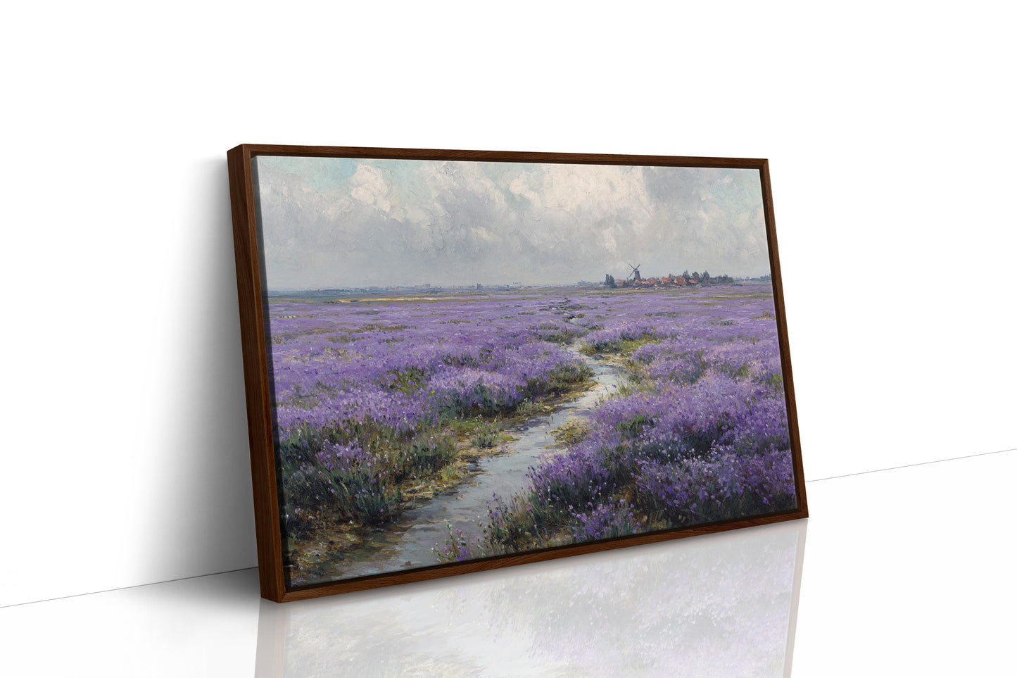Lavender Paths Lead To Windmills