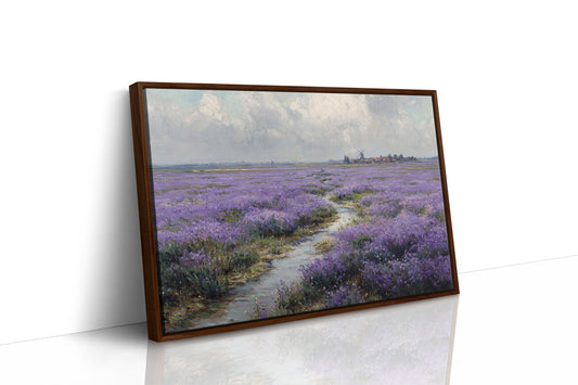 Lavender Paths Lead To Windmills