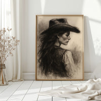 Cowgirl in Charcoal