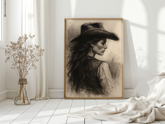 Cowgirl in Charcoal