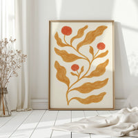 Golden Leaves Hold Coral Stories