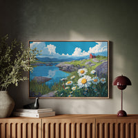 Daisies Dance Above Northern Waters