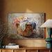 Rustic Simplicity: Vintage Laundry Basket Canvas Wall Art