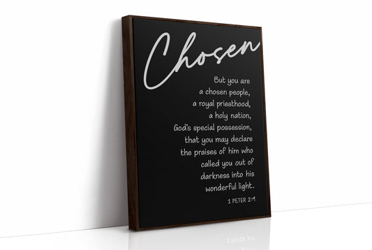 Chosen: 1 Peter 2:9 Scripture Art