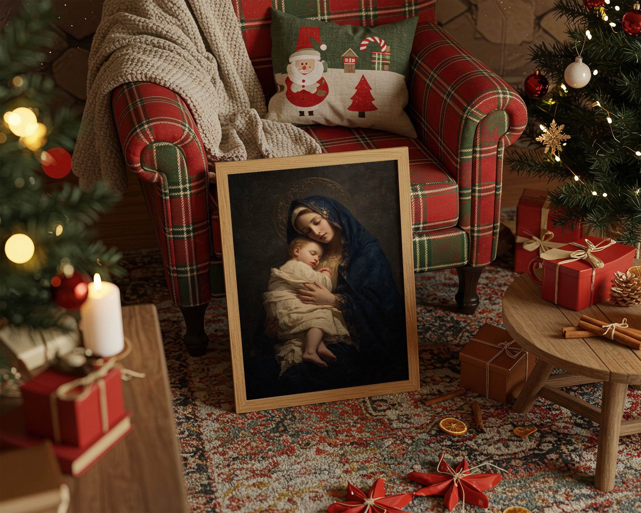 Sacred Light Fills Winter's Corner