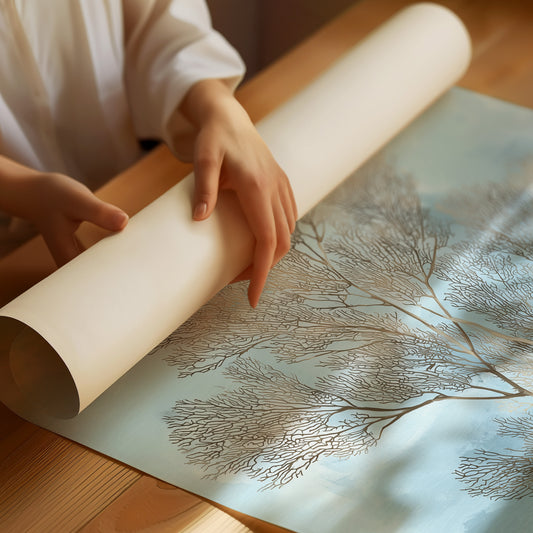 Coral Branches On Azure Tides