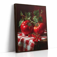 Heirloom Reds on Gingham