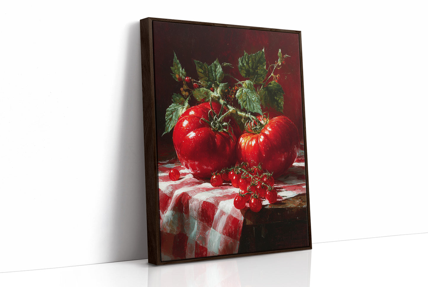 Heirloom Reds on Gingham