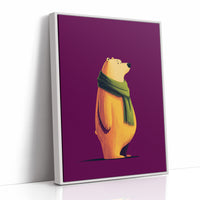 Golden Bear in Green Scarf