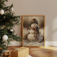 Winter's Charm In Plaid And Holly