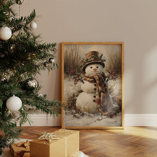 Winter's Charm In Plaid And Holly