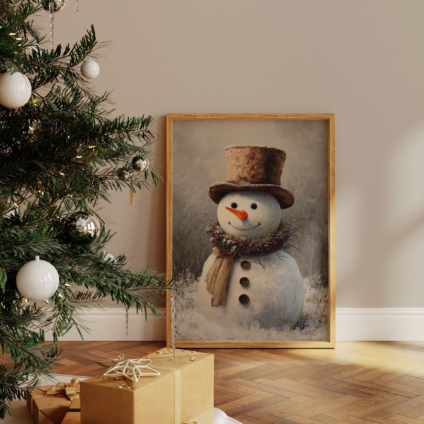 Frosty's Portrait In Golden Light