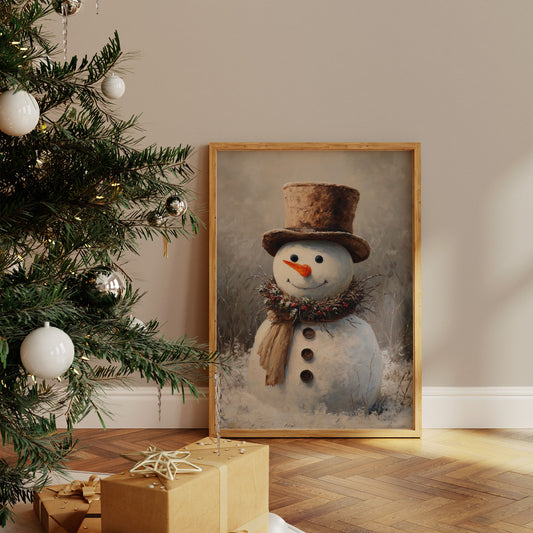 Frosty's Portrait In Golden Light