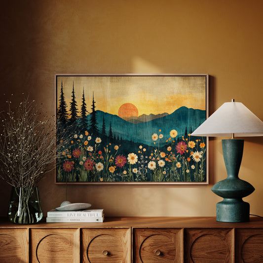 When the Wildflowers Watched the Sun Go Down