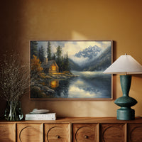 Autumn Light Warms Mountain Waters
