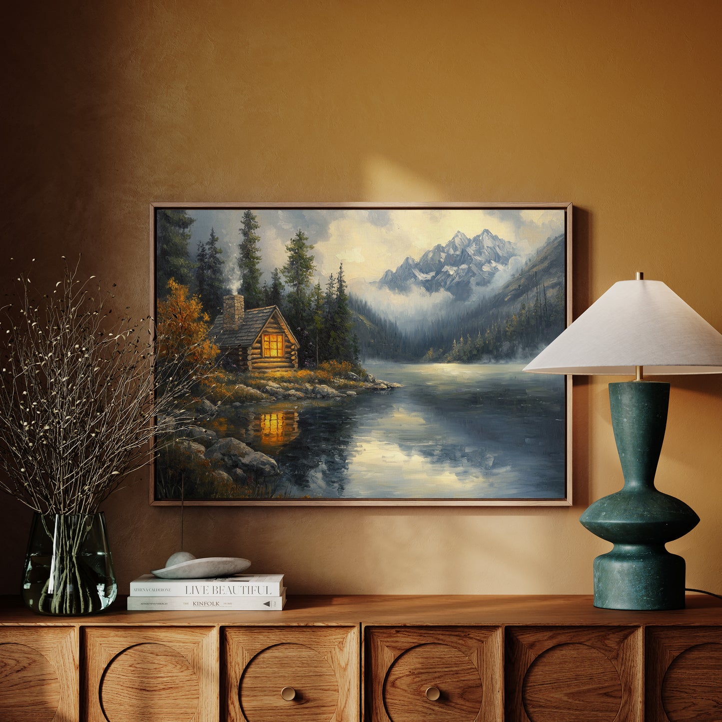 Autumn Light Warms Mountain Waters