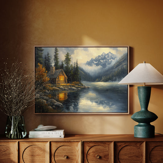 Autumn Light Warms Mountain Waters