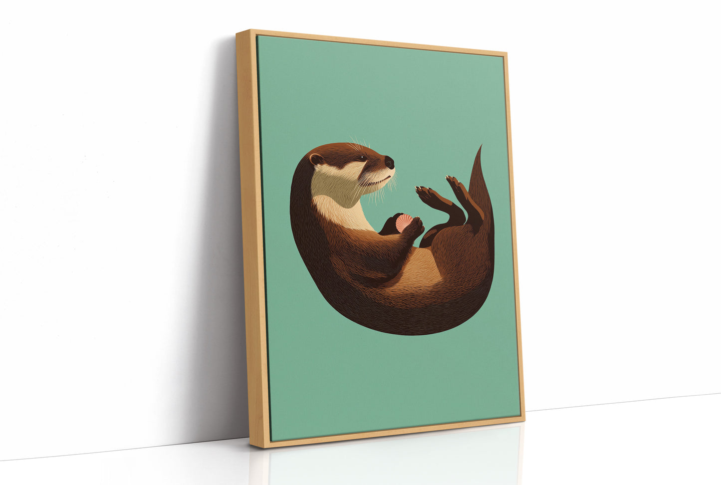 Otter and Its Shell