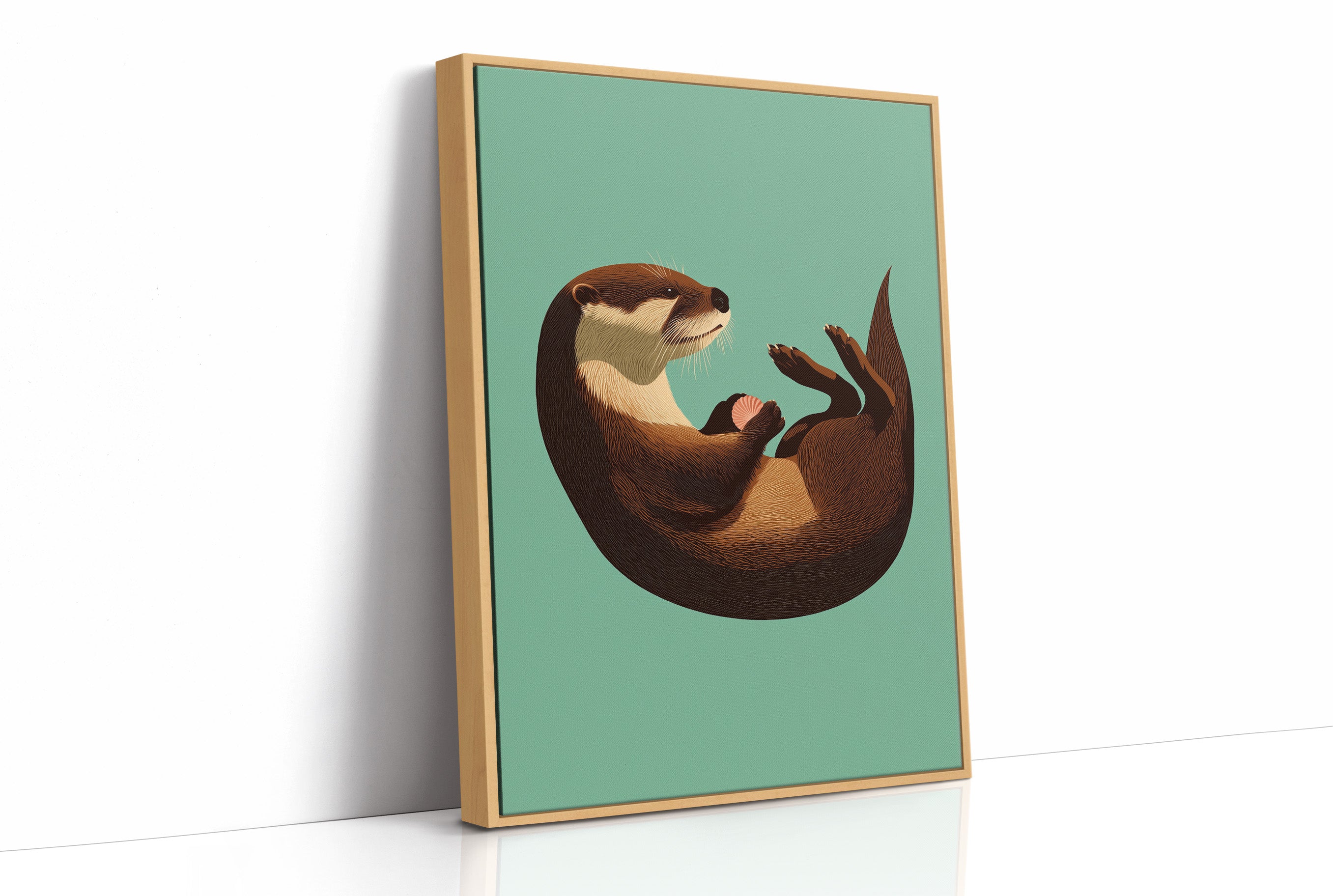 Otter and Its Shell