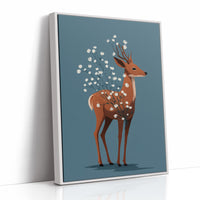 Deer Blooming Wild
