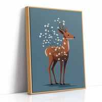 Deer Blooming Wild