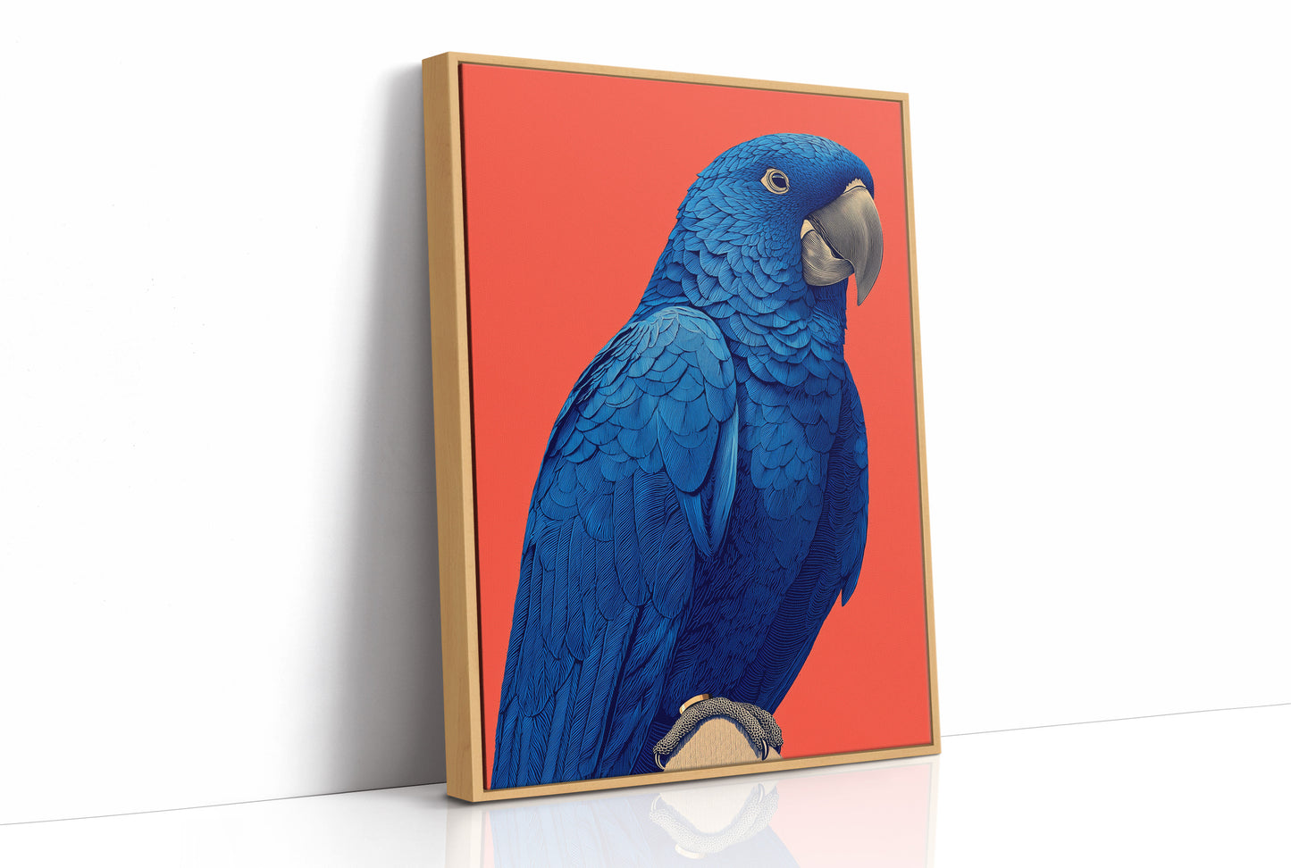 Cobalt Macaw Portrait