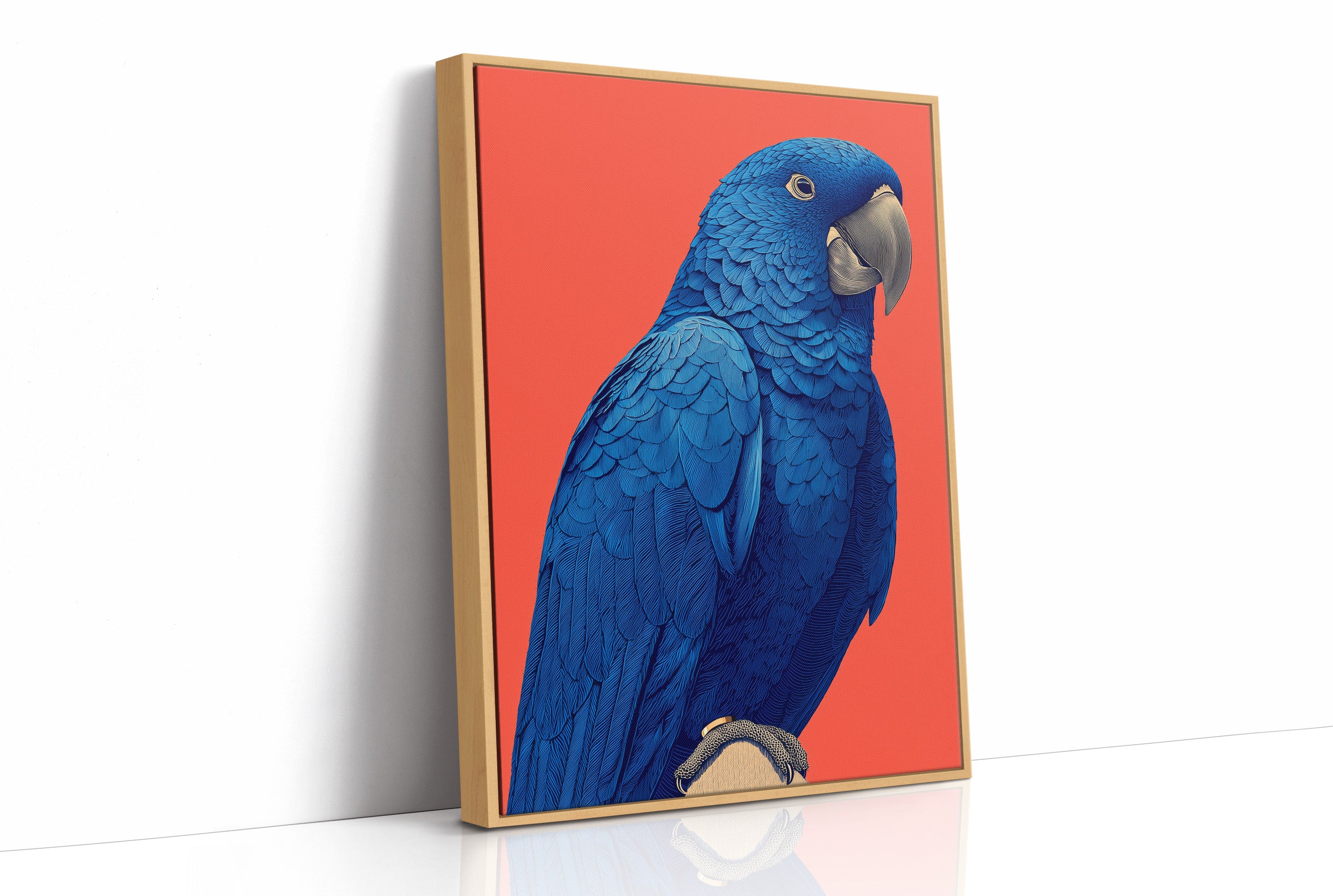 Cobalt Macaw Portrait