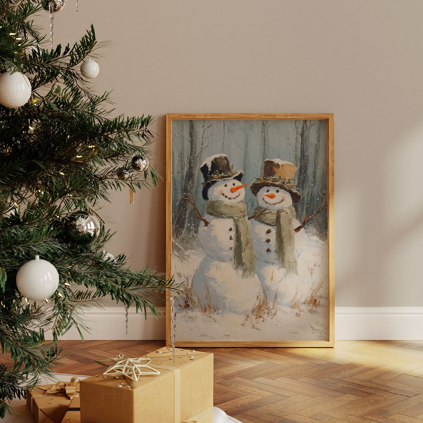 Snow Friends Share Winter's Gentle Song